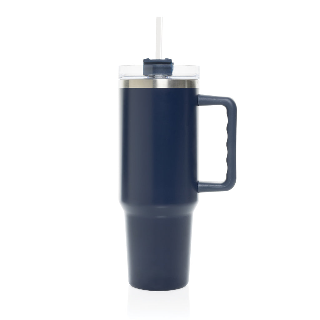 Peakflow Becher aus RCS recyceltem Stainless Steel 1200ml – navy blau