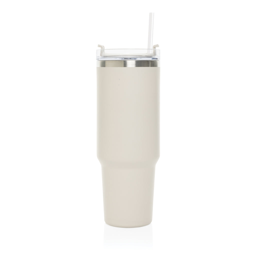 Peakflow Becher aus RCS recyceltem Stainless Steel 1200ml – warm brown