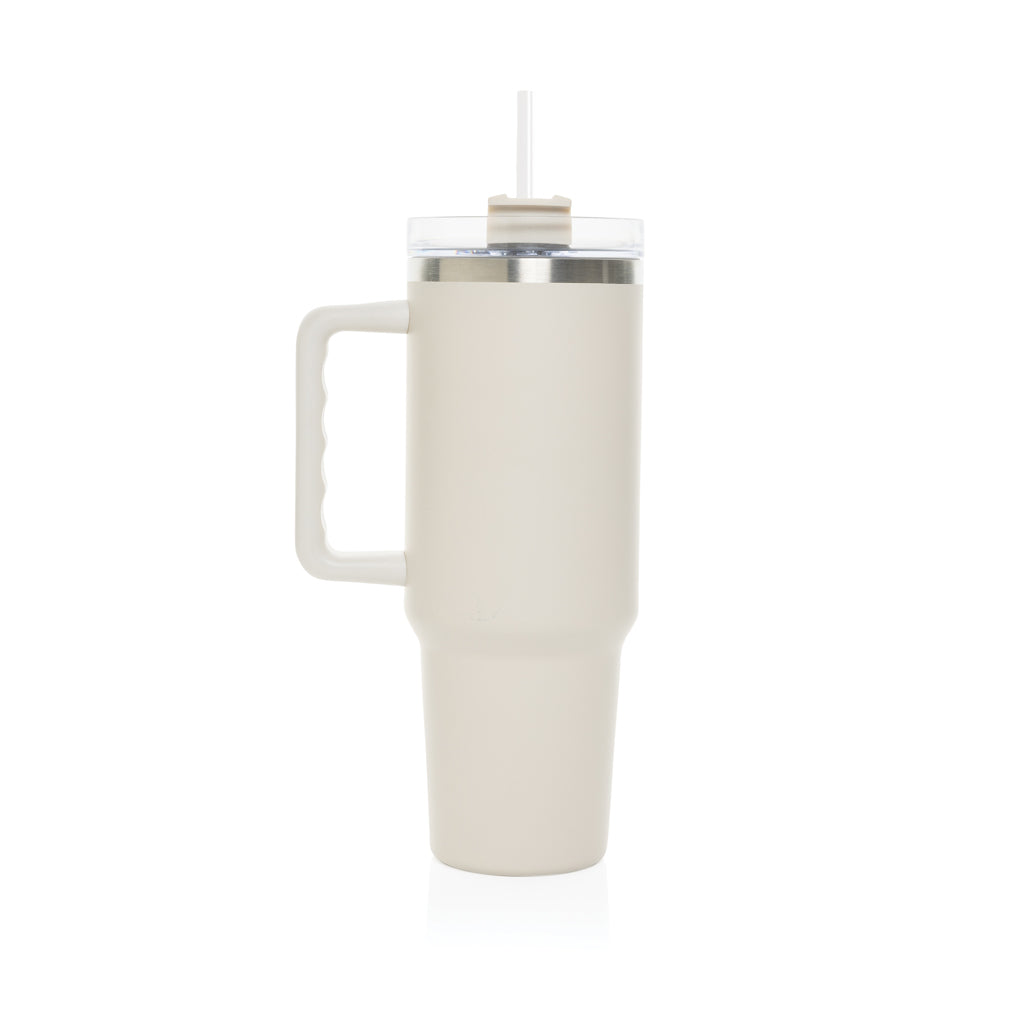 Peakflow Becher aus RCS recyceltem Stainless Steel 1200ml – warm brown