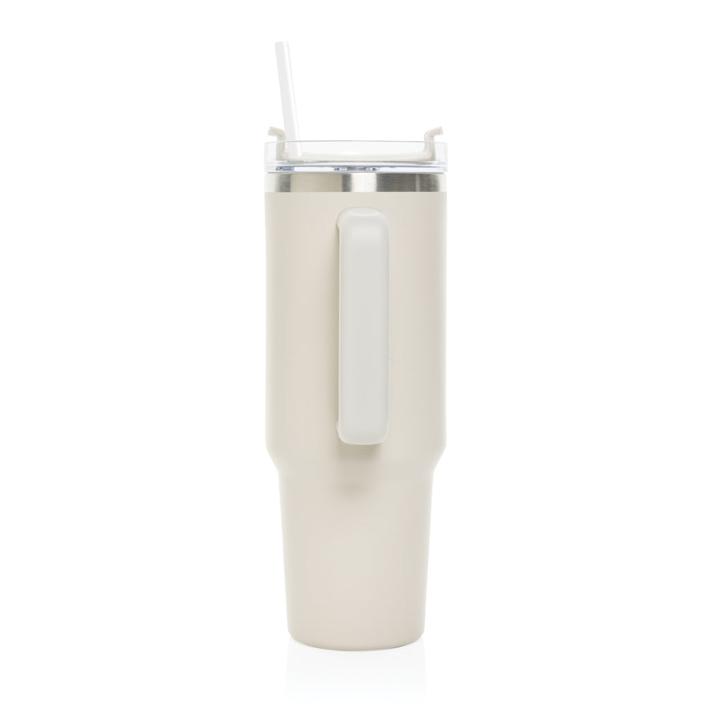 Peakflow Becher aus RCS recyceltem Stainless Steel 1200ml – warm brown