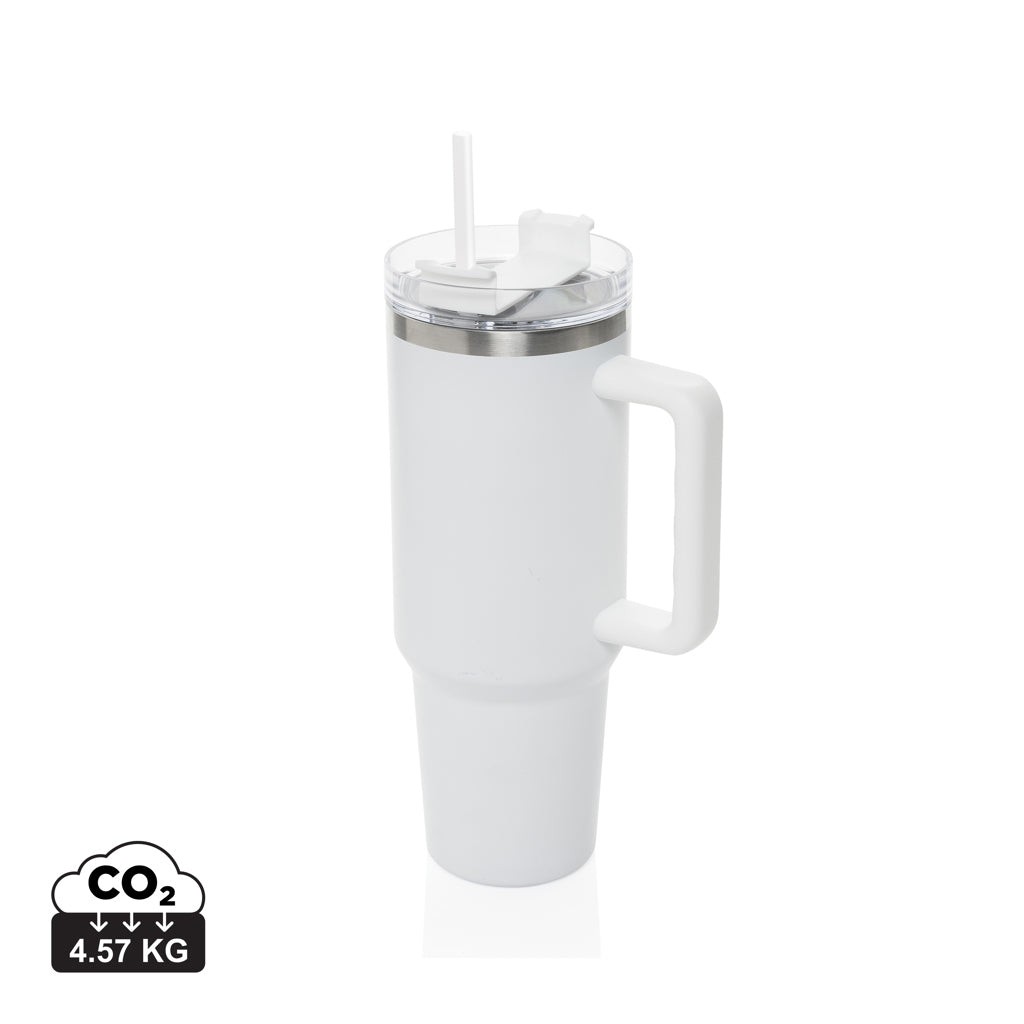Peakflow Becher aus RCS recyceltem Stainless Steel 1200ml – weiß