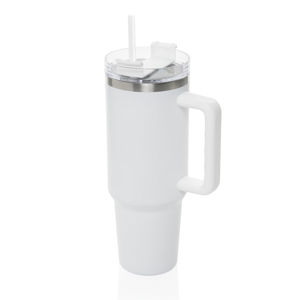 Peakflow Becher aus RCS recyceltem Stainless Steel 1200ml – weiß