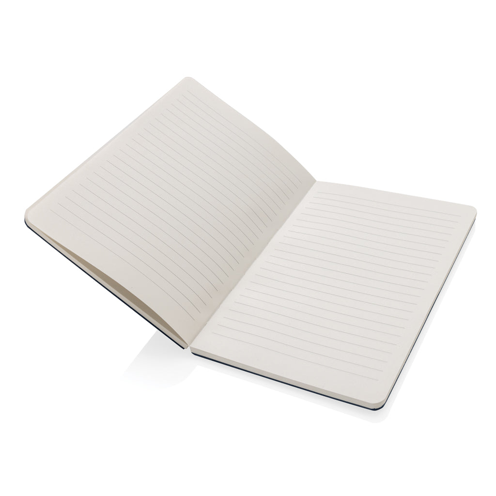 Phrase GRS-zertifiziertes A5-Notizbuch aus recyceltem Filz – schwarz