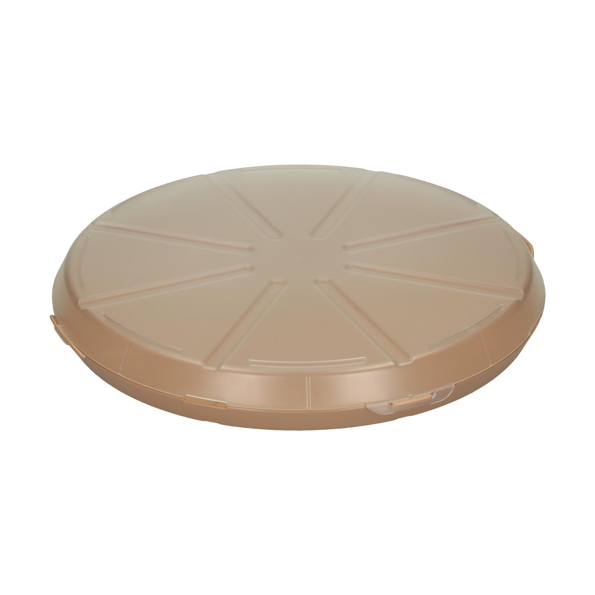 Pizzabox „ToGo“ – Beständiges braun / Transparent