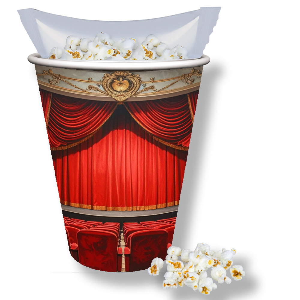 Popcorn im Snackbecher Maxi mit Tüte – Popcorn salzig, ca. 10 g