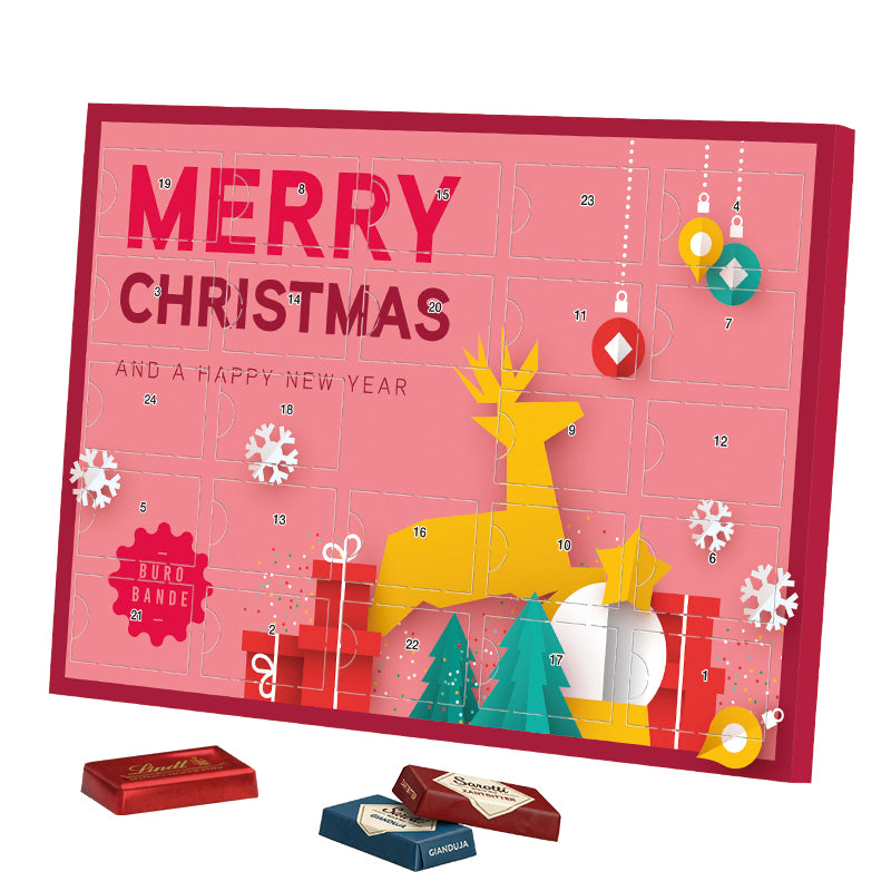 Premium Tisch Adventskalender Eco