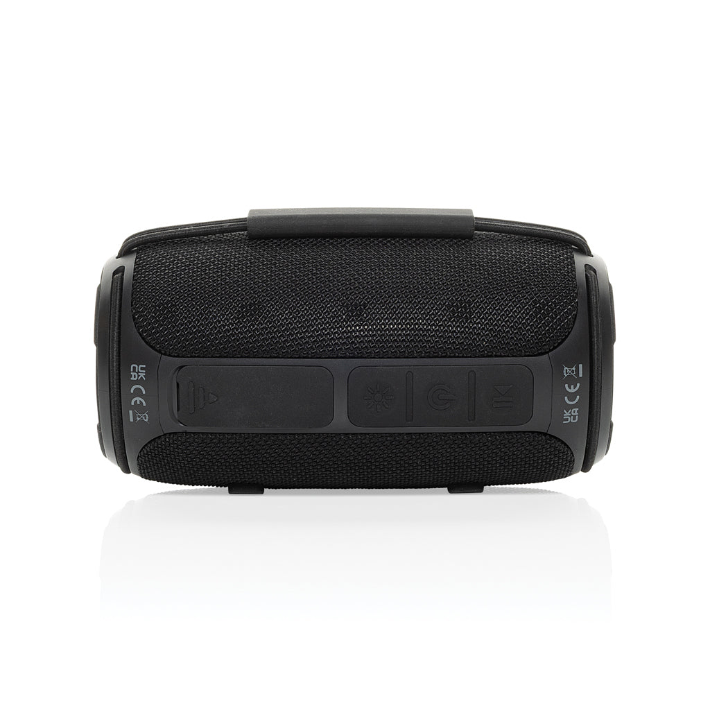 Prisma 16W IPX4 Speaker aus RCS rec. rPET – schwarz