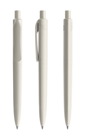 prodir DS8 True Biotic Kugelschreiber in beige mit beigem Druckknopf 