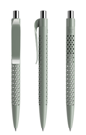 prodir QS40 True Biotic Kugelschreiber in jade mit silber poliertem Druckknopf