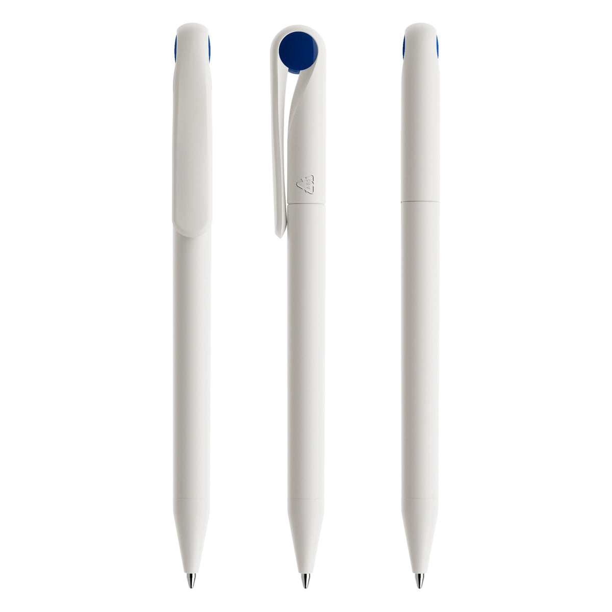 prodir DS1 Drehkugelschreiber matt – Weiß / Blau M02-X52