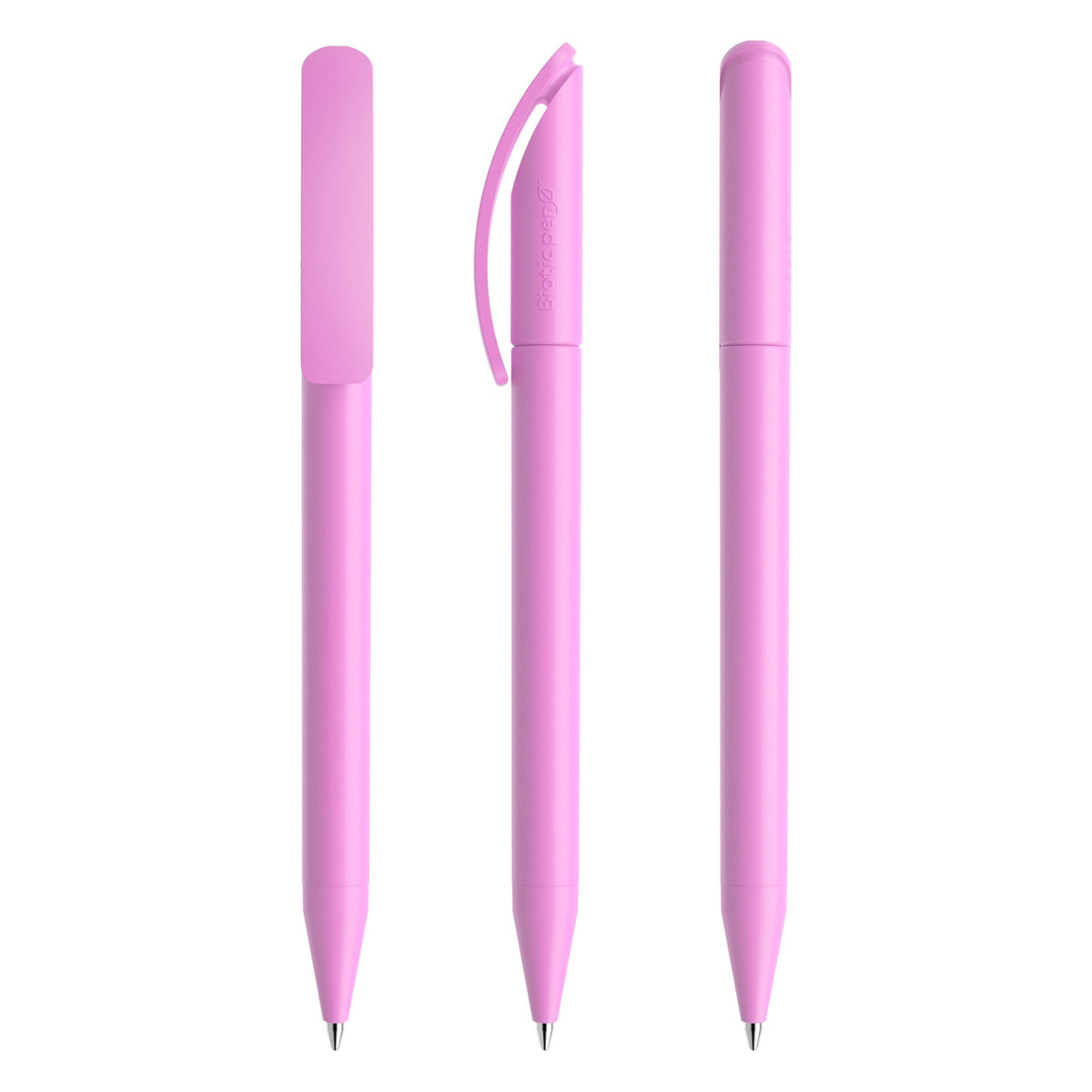 prodir DS3 Biotic Pen Drehkugelschreiber aus PLA – Flamingo B24