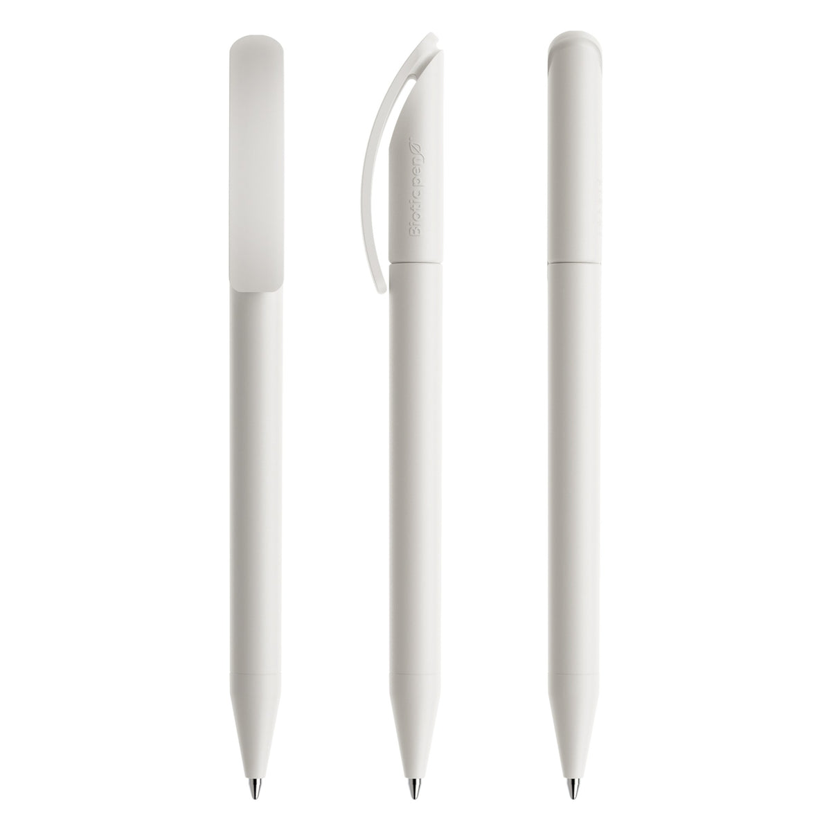 prodir DS3 Biotic Pen Drehkugelschreiber aus PLA – Schnee B02