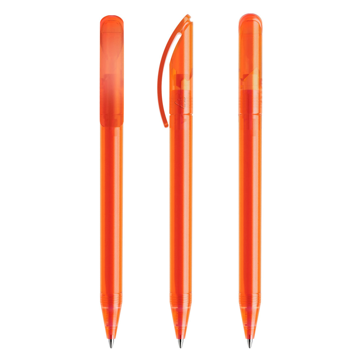 prodir DS3 Drehkugelschreiber gefrostet – Orange F10