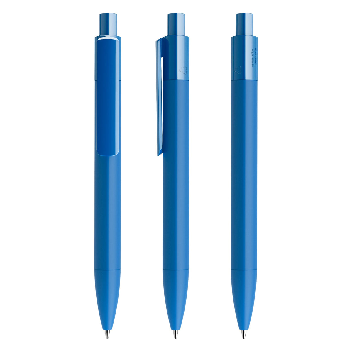 prodir DS4 Druckkugelschreiber Soft Touch – Atlantikblau R54