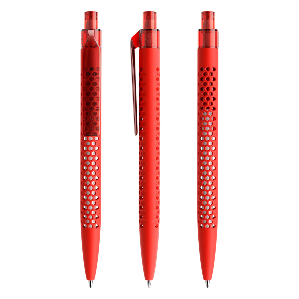 prodir QS40 Druckkugelschreiber Soft Touch – Rot R20