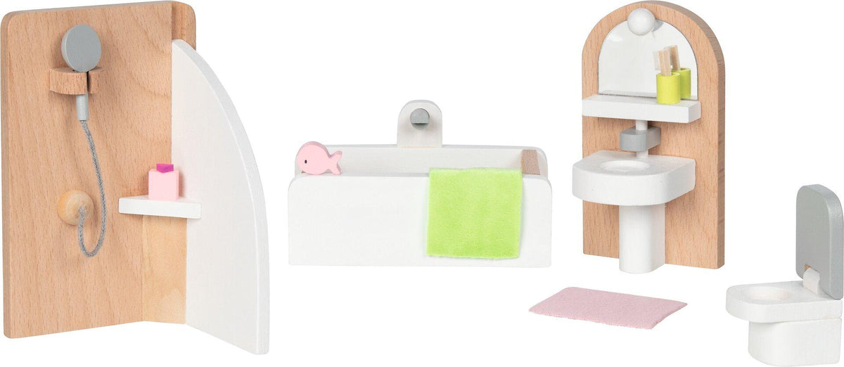 Puppenmöbel Style Badezimmer mit Dusche und Badewanne – weitere Ansicht