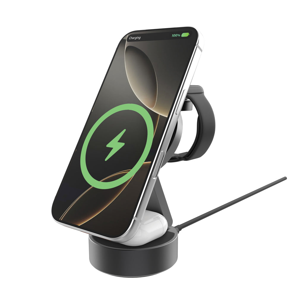 Quantum ultraschnelles kabelloses 3-in-1 25W RCS Ladegerät