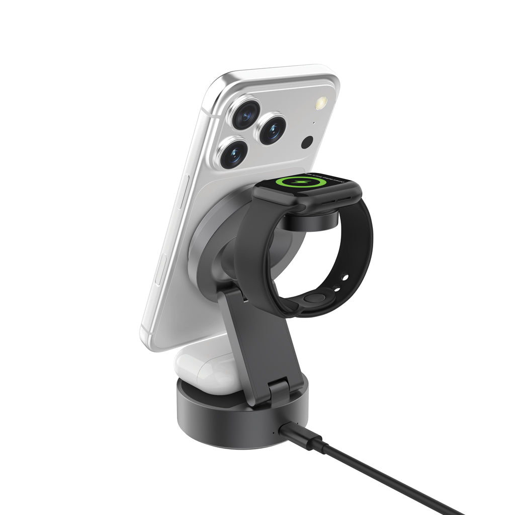 Quantum ultraschnelles kabelloses 3-in-1 25W RCS Ladegerät