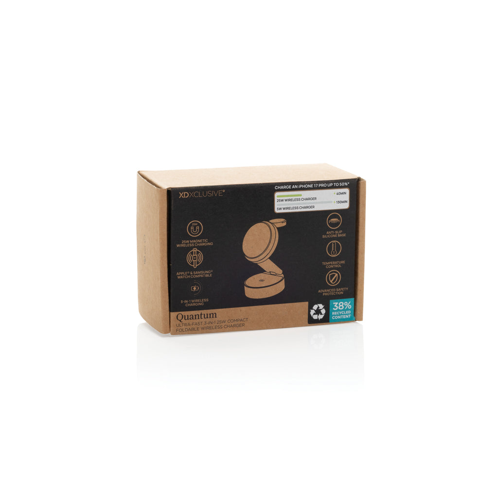 Quantum ultraschnelles kabelloses 3-in-1 25W RCS Ladegerät