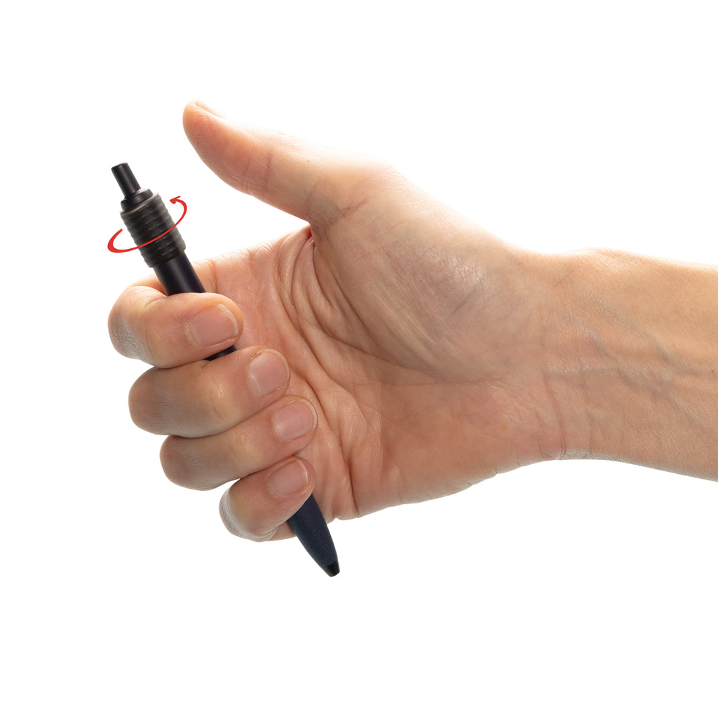 Quill-Anti-Stress-Stift aus GRS rec. rABS – navy blau