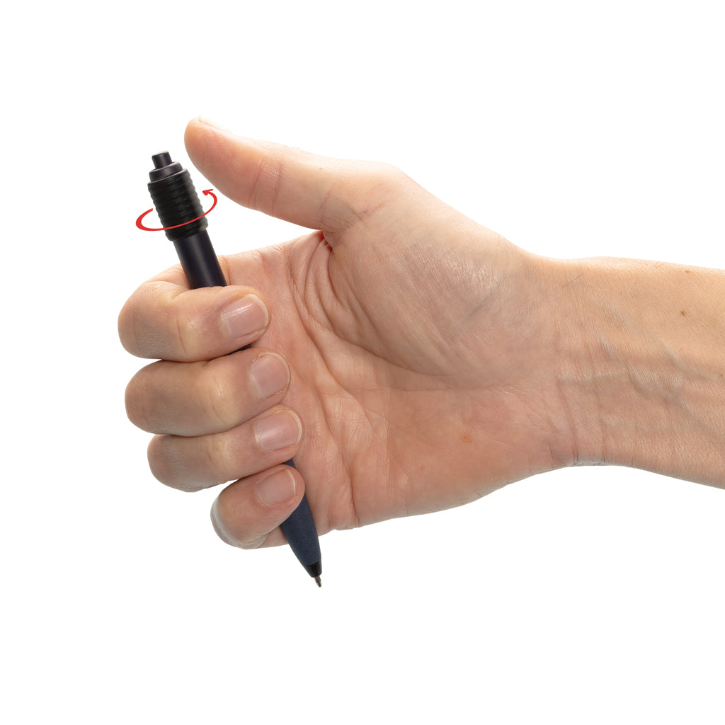 Quill-Anti-Stress-Stift aus GRS rec. rABS – schwarz