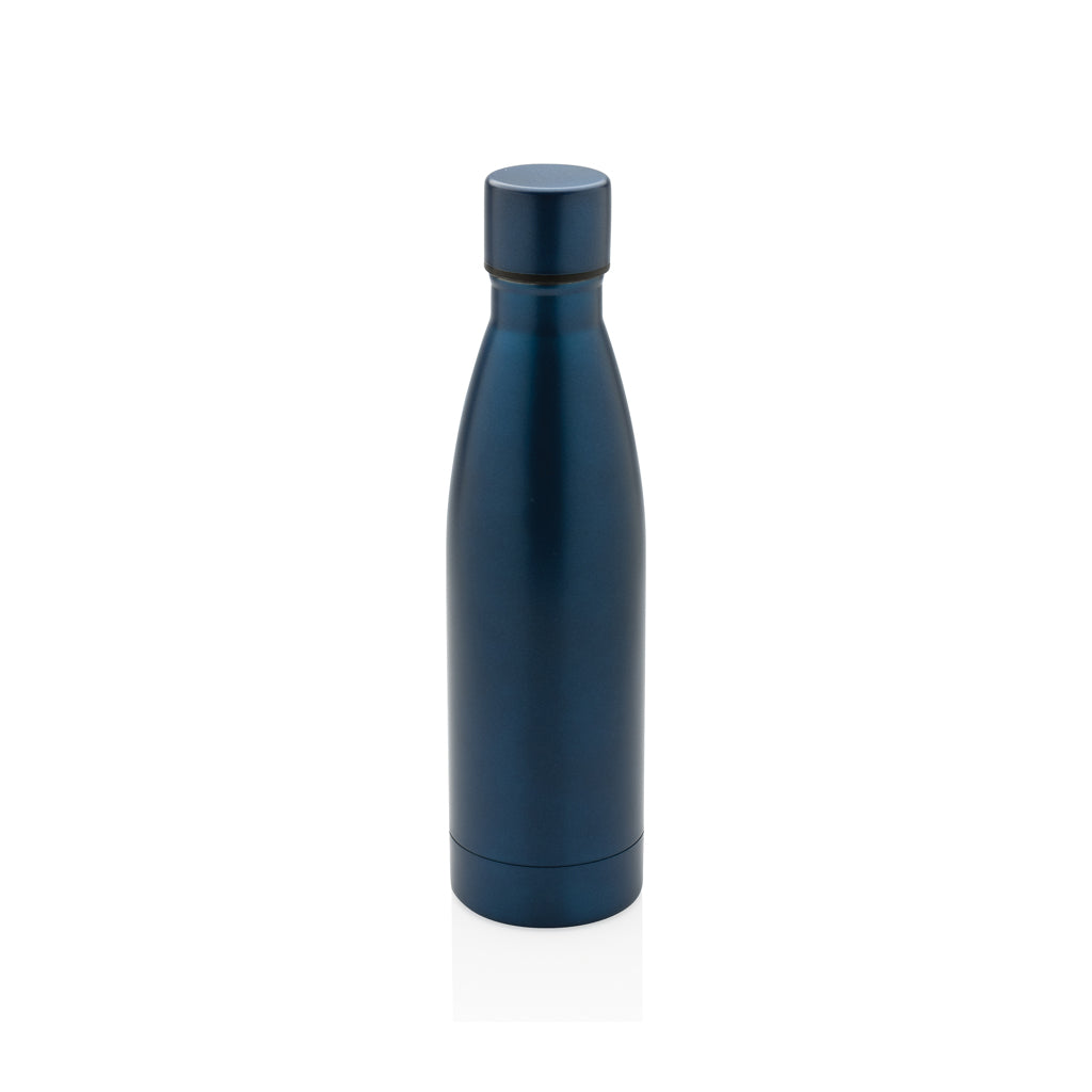 RCS recycelte Stainless Steel Solid Vakuum-Flasche – navy blau