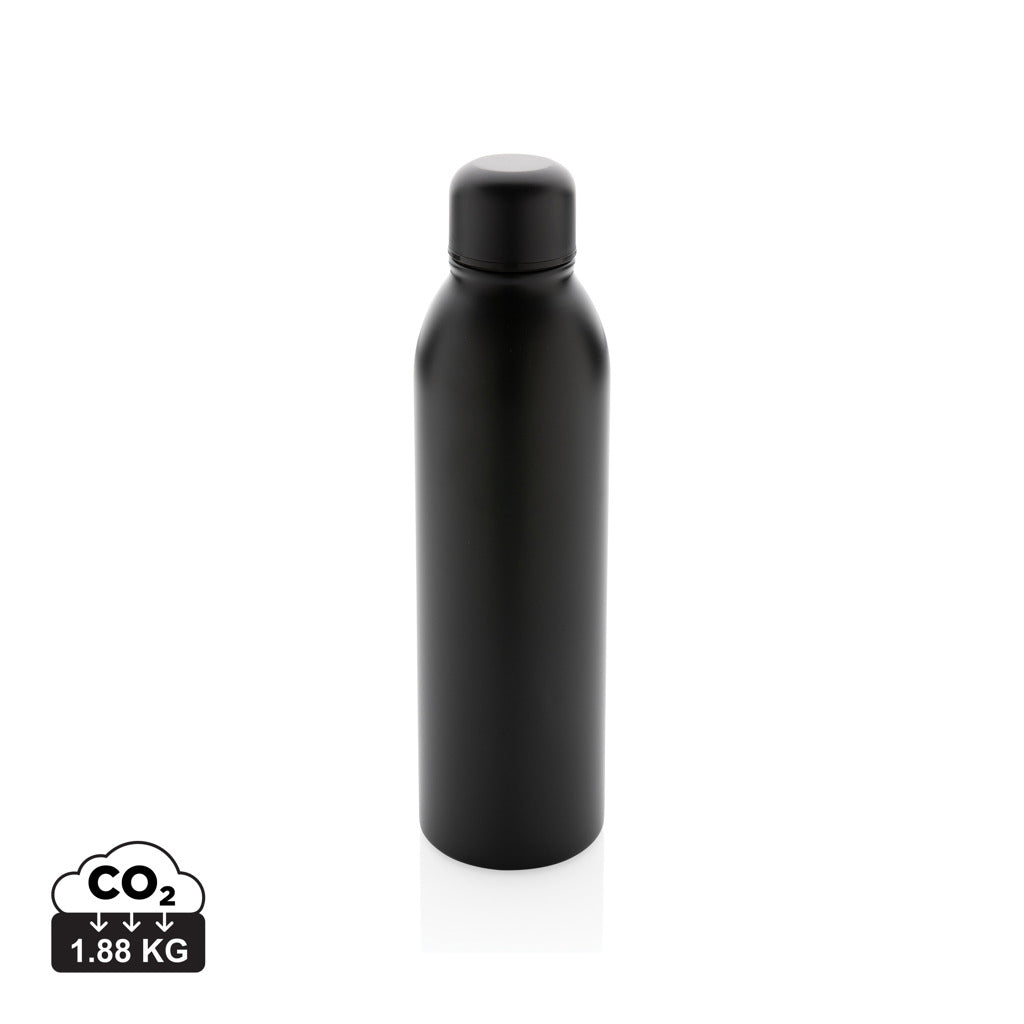 RCS recycelte Stainless Steel Vakuumflasche – schwarz