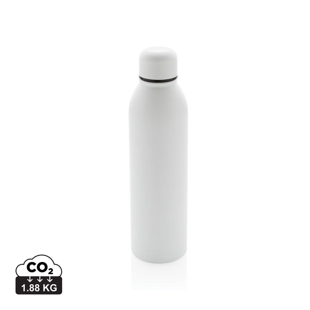RCS recycelte Stainless Steel Vakuumflasche – weiß