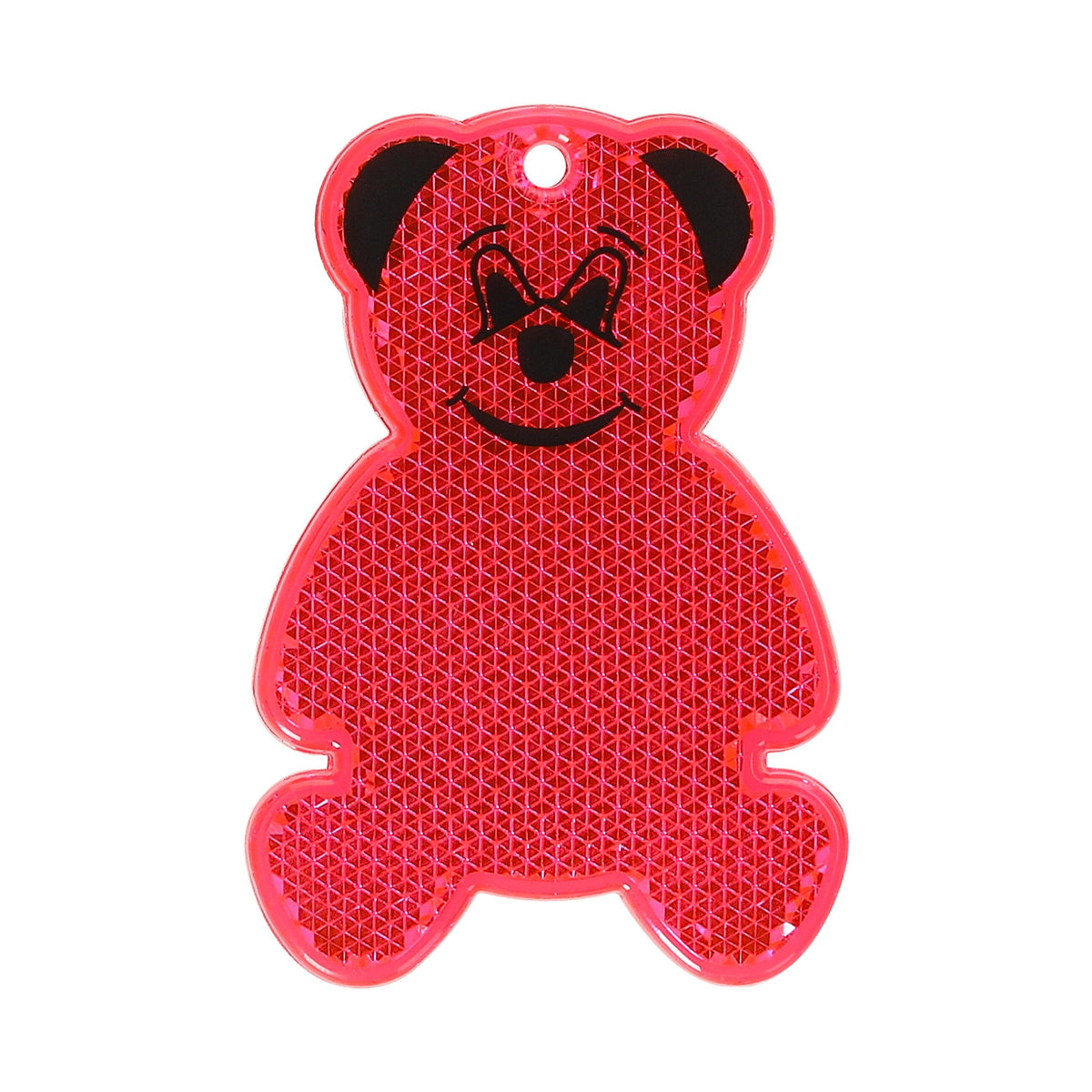 Reflektor „Bär“ – Transparent pink