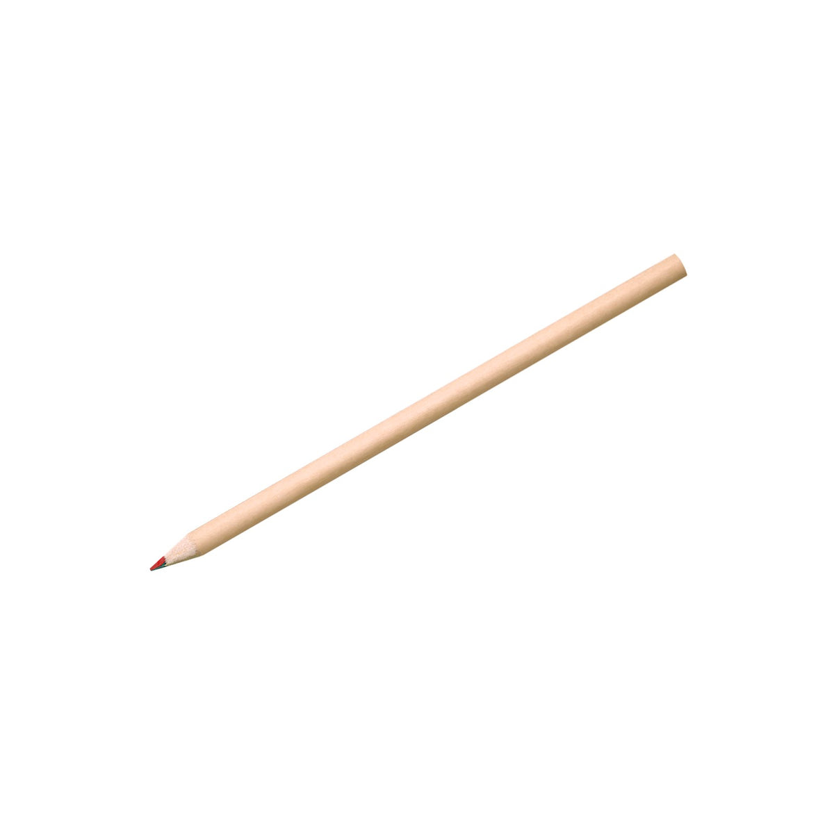 Regenbogenstift rund natur 17,5 cm mit Logo – Natur