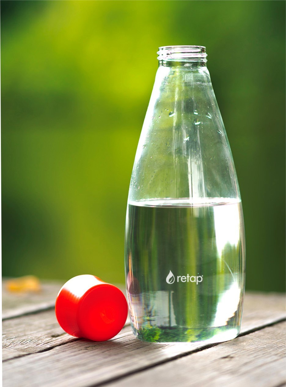 Retap GO Glasflasche mit Schraubdeckel – weitere Ansicht