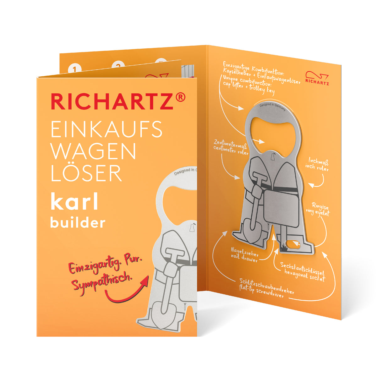 RICHARTZ Einkaufswagenlöser karl builder für Bau und Handwerk – Verpackung