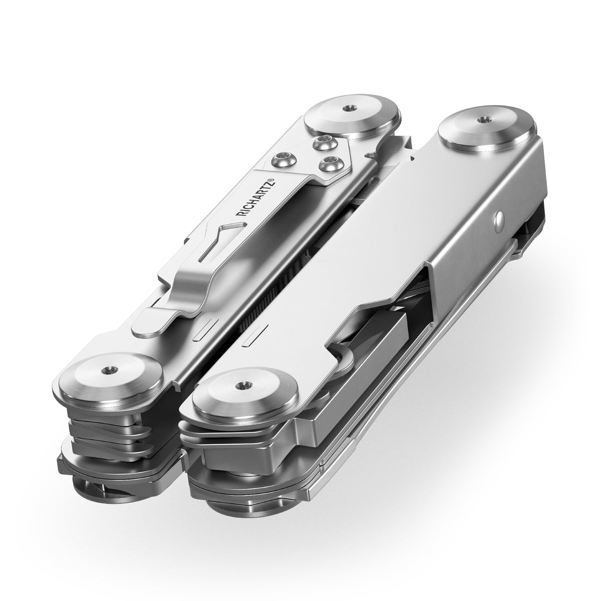 RICHARTZ EXOTOOL 24+ Multitool Klappmesser mit Zange – Ansicht schräg