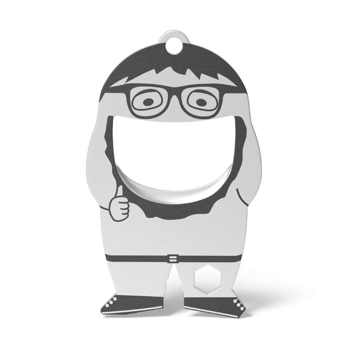 RICHARTZ Flaschenöffner fred hipster für Kreativagenturen