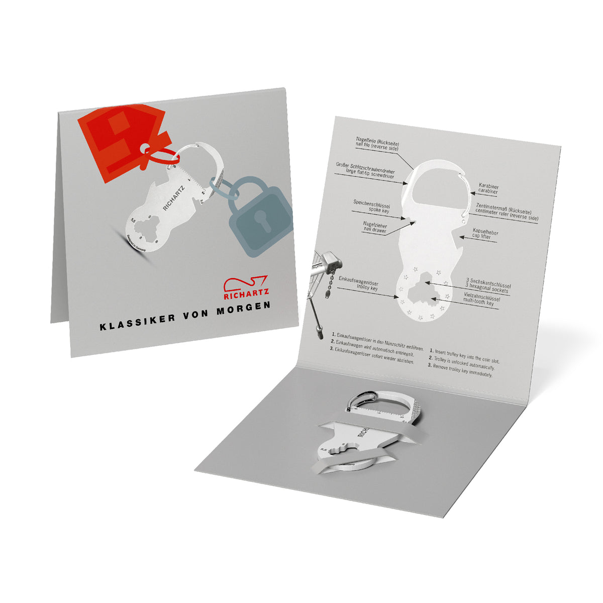 RICHARTZ KEY ORGANIZER classic 1 Schlüsselorganizer – Verpackung