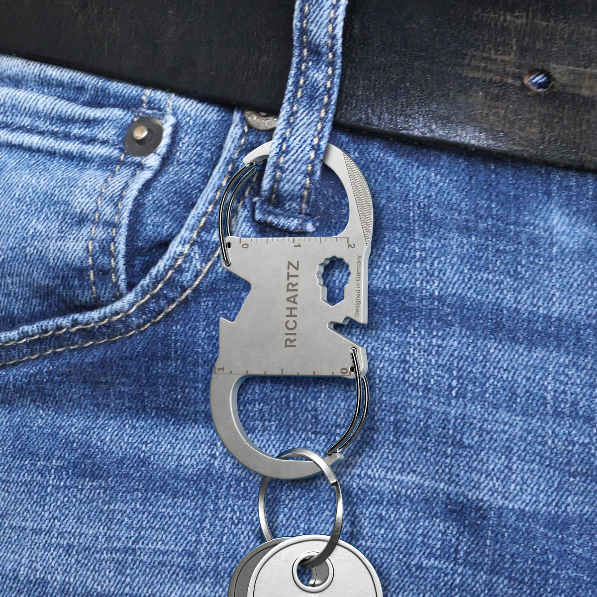 RICHARTZ KEY ORGANIZER classic 2 mit zwei Karabinern – Ansicht