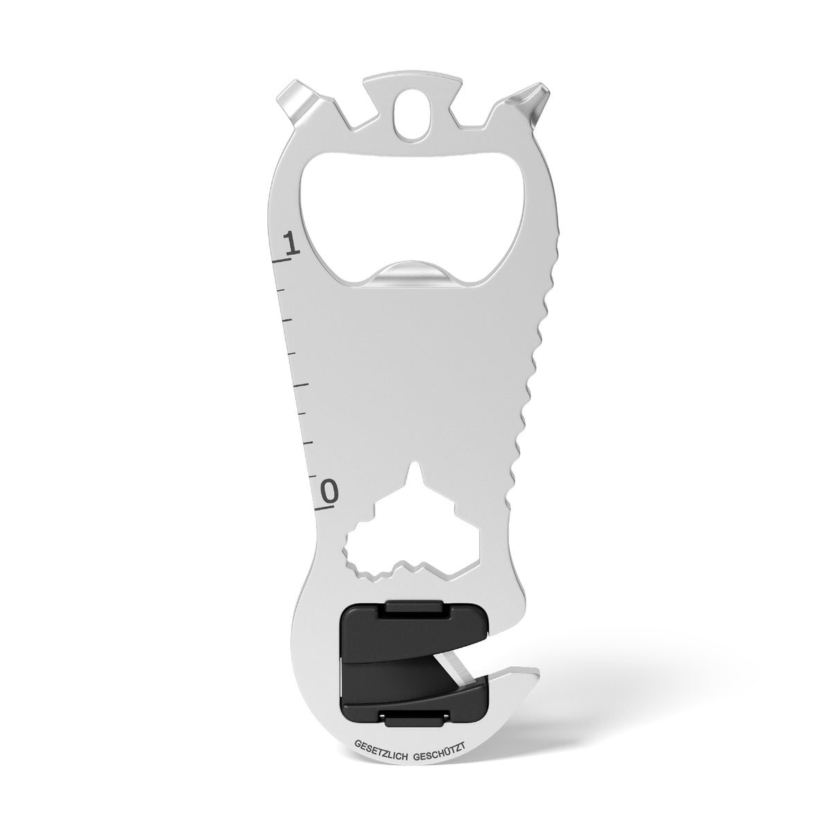 RICHARTZ KEY TOOL cut Multitool mit Paketöffner und Klinge – Vorderseite