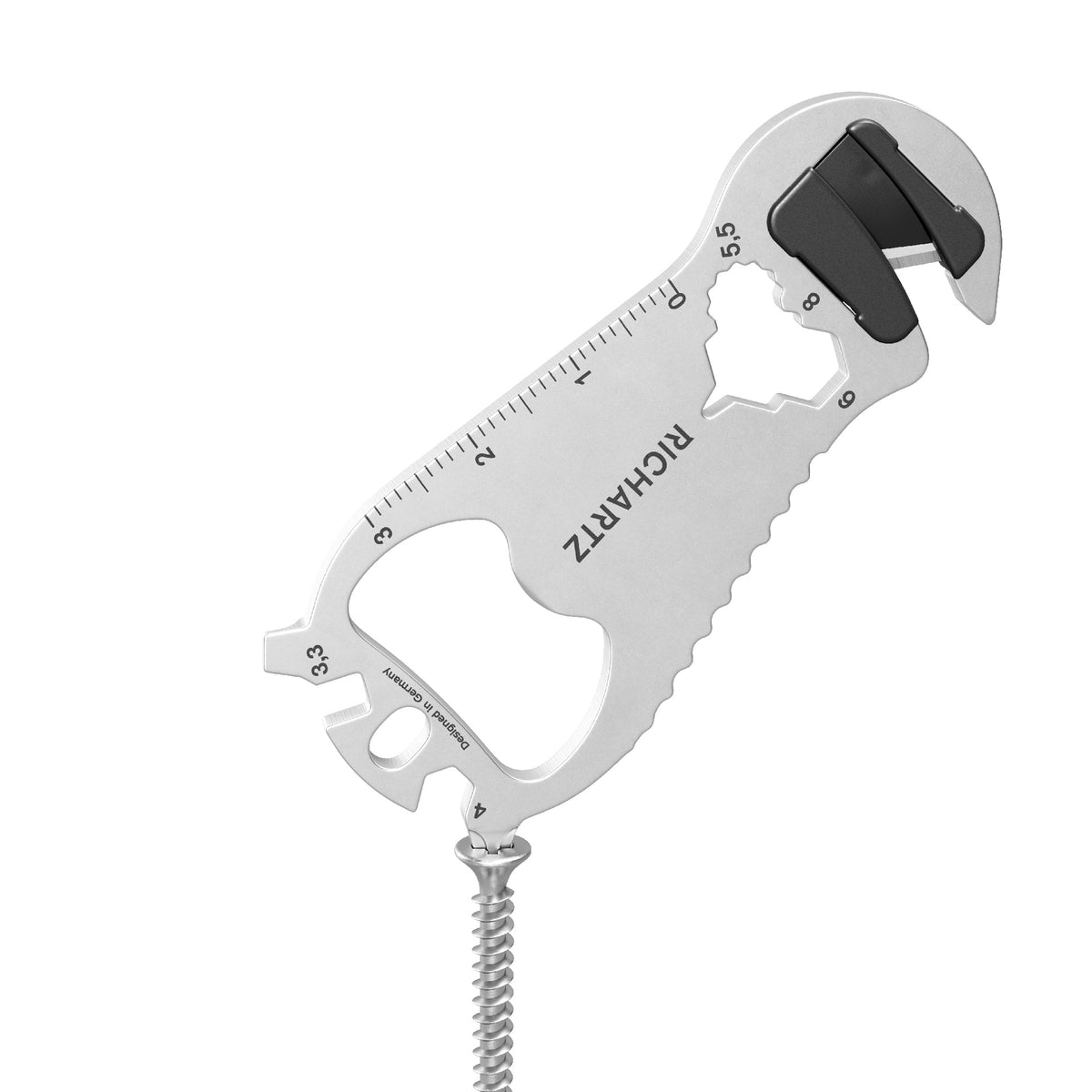 RICHARTZ KEY TOOL cut Multitool mit Paketöffner und Klinge – Schraubendreher