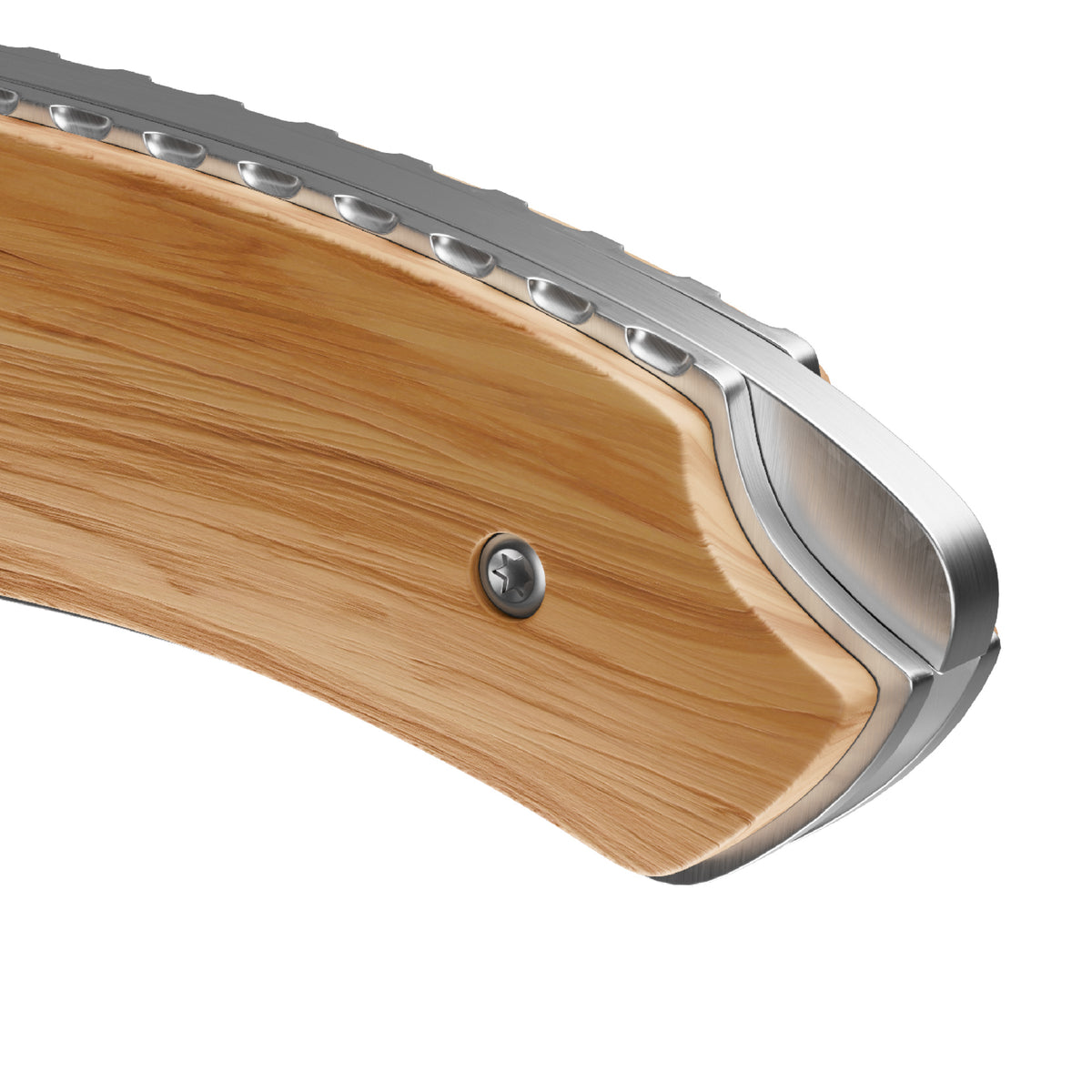 RICHARTZ LEO 200 olive Taschenmesser mit Olivenholz Griff – Arretierung