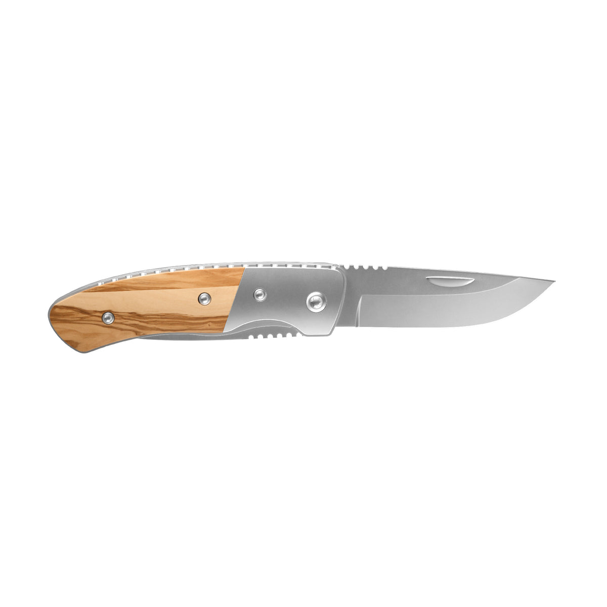RICHARTZ LEO picknick olive Taschenmesser mit Gabel – Vorderseite