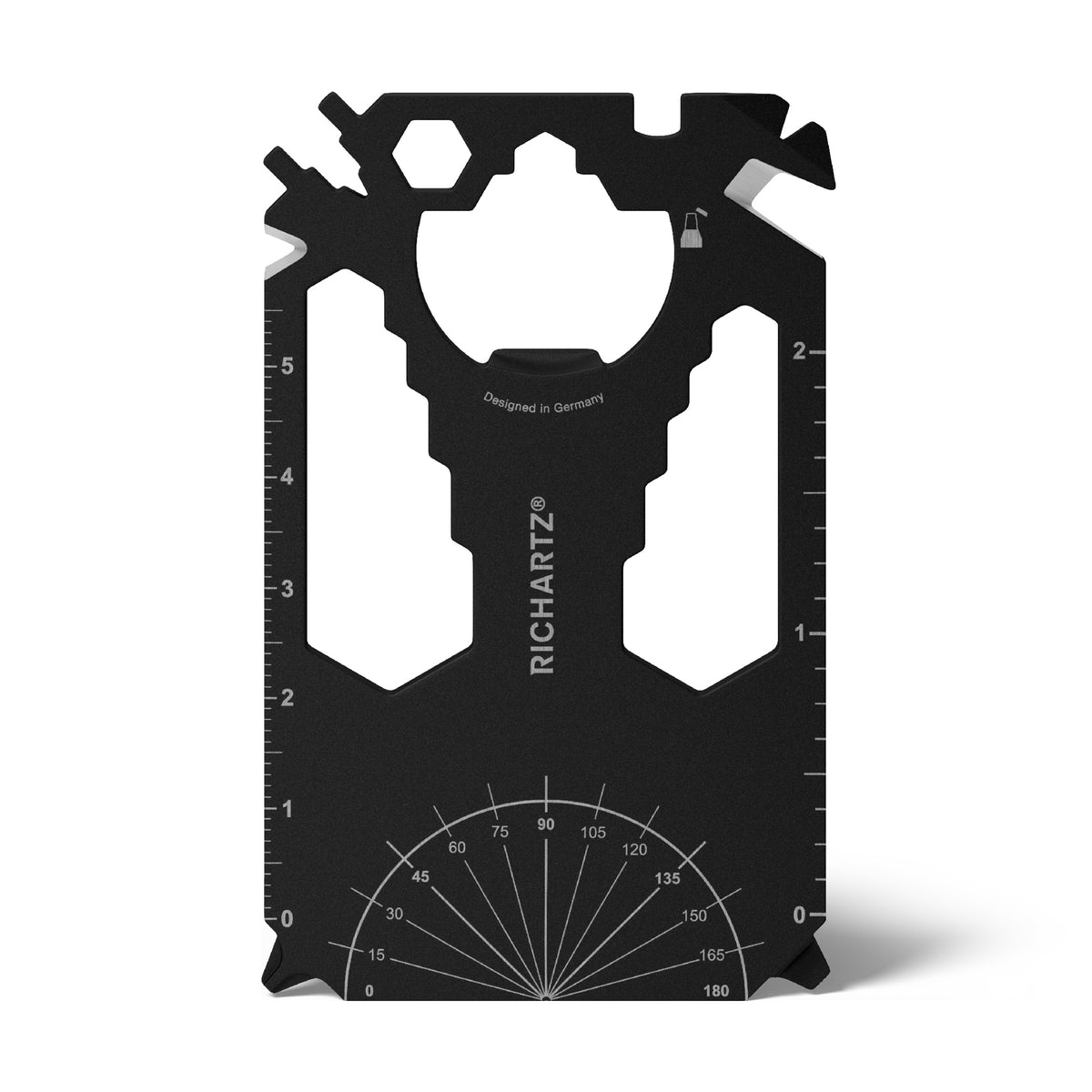 RICHARTZ POCKET CARD black 28+ Multitool im Kartenformat