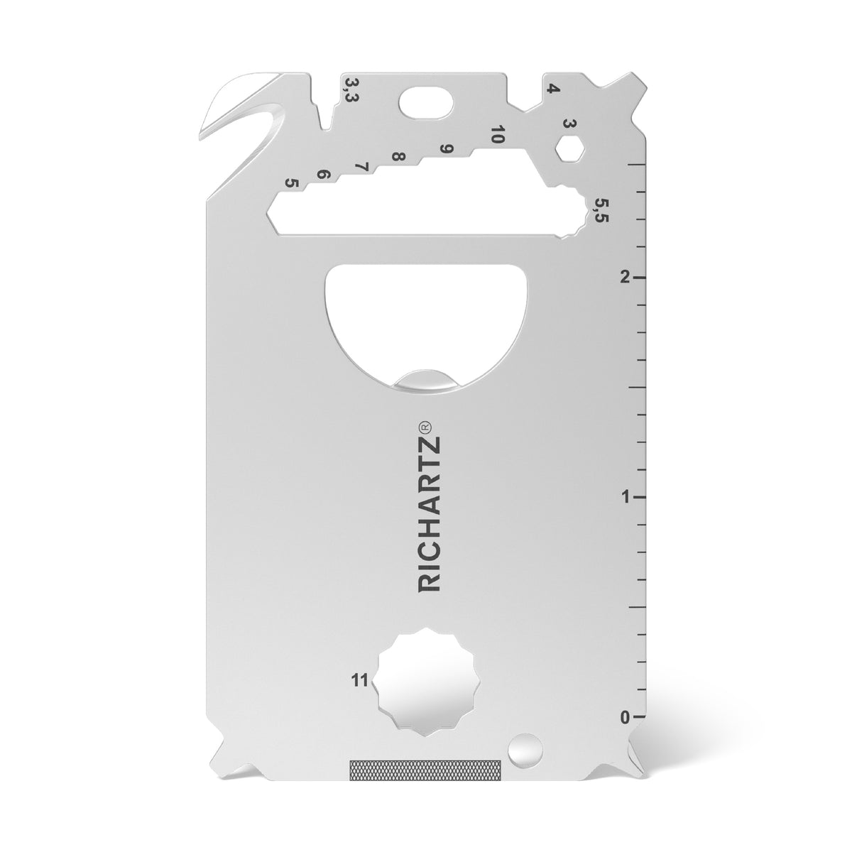 RICHARTZ POCKET CARD L23+ Multitool Karte aus Edelstahl