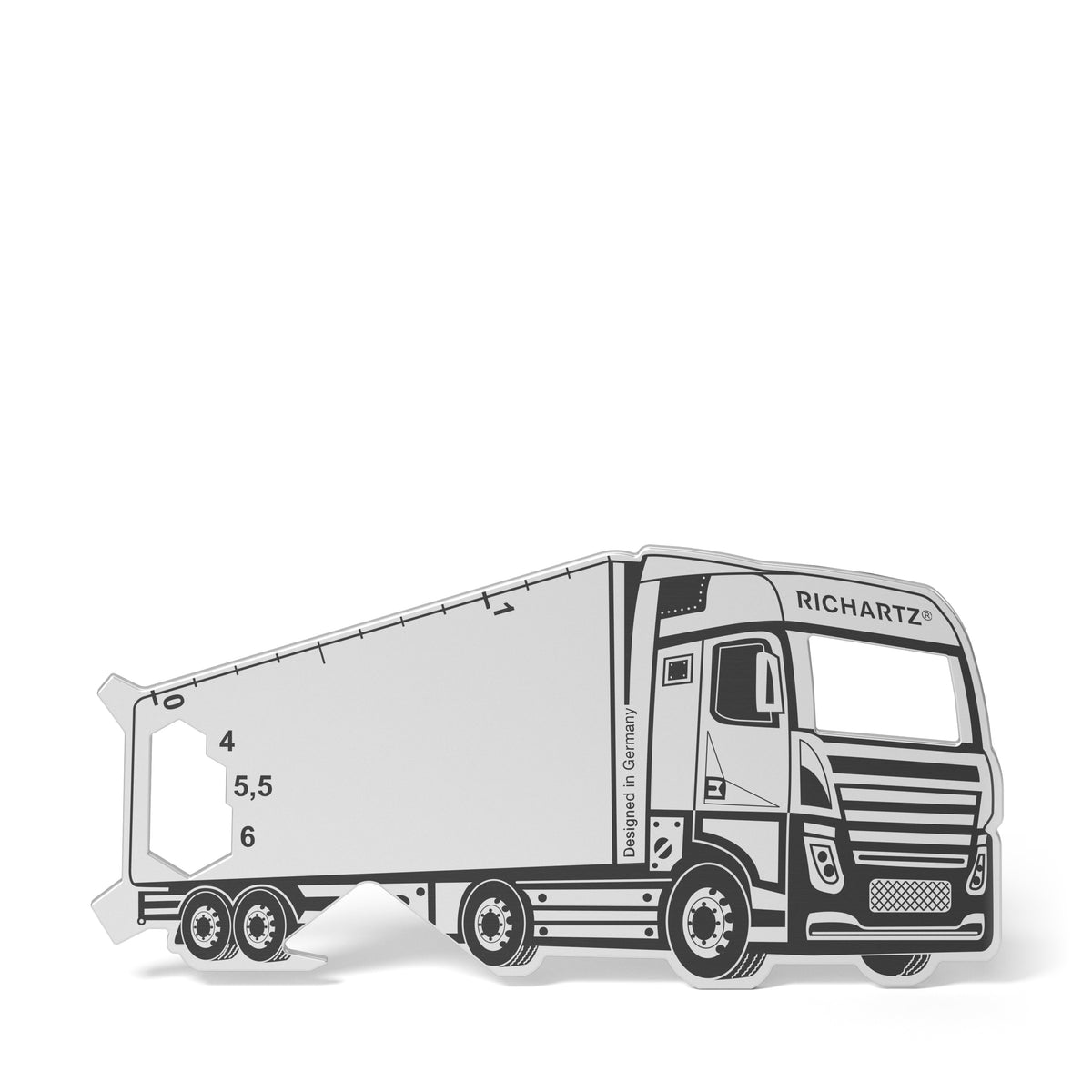 RICHARTZ SHAPE TOOL truck Multitool für Logistik – Rückseite