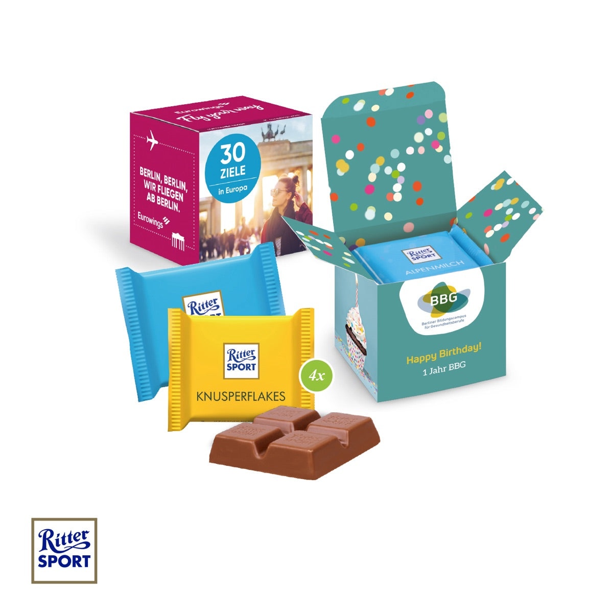 Ritter SPORT Mini, 4er
