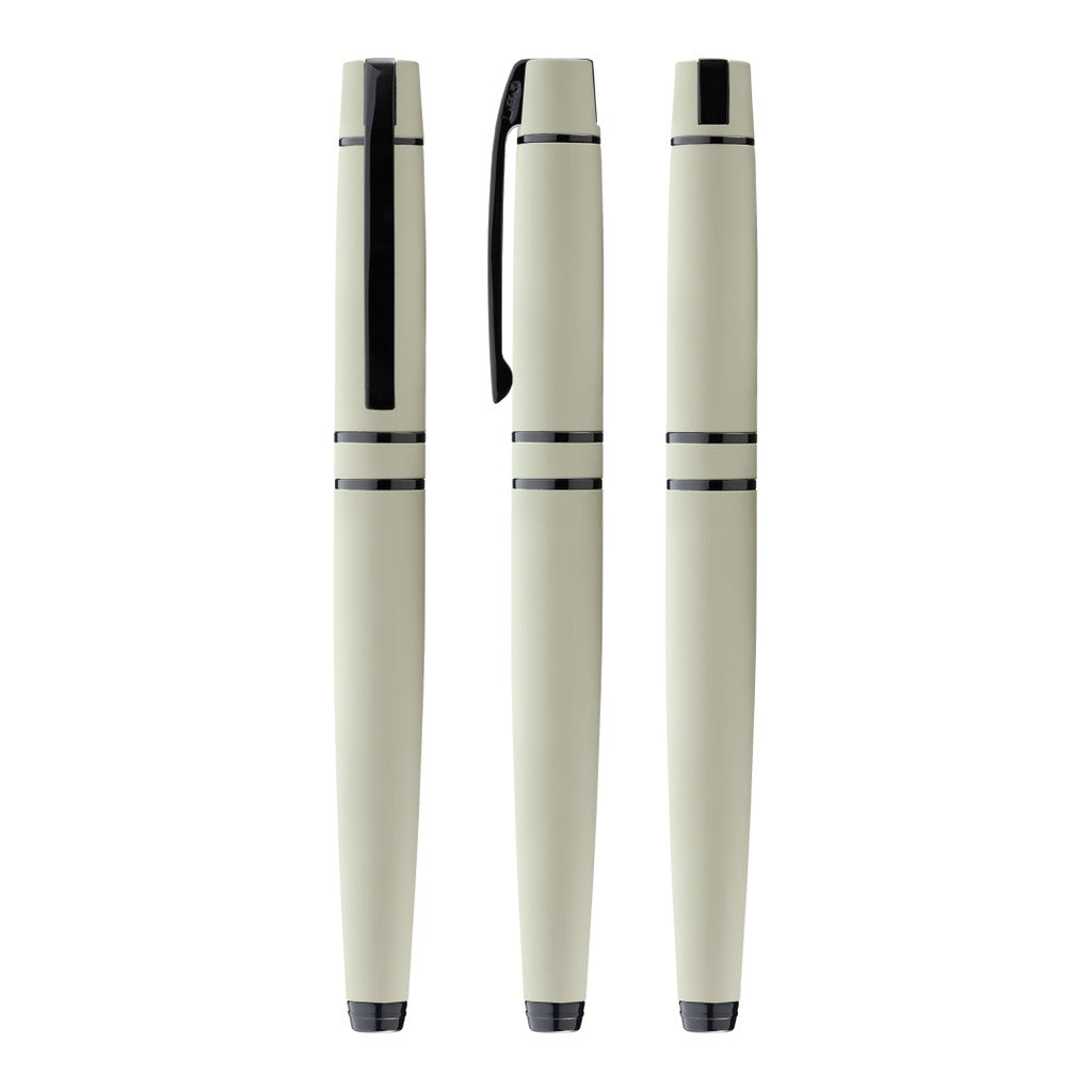 Rollerball mit Soft Touch Gehäuse und Griffzone