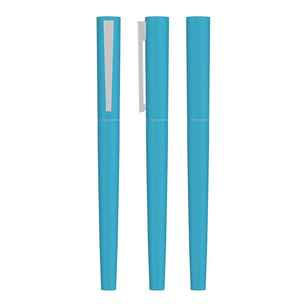Rollerball Soft Touch mit Domingstopfen – Hellblau