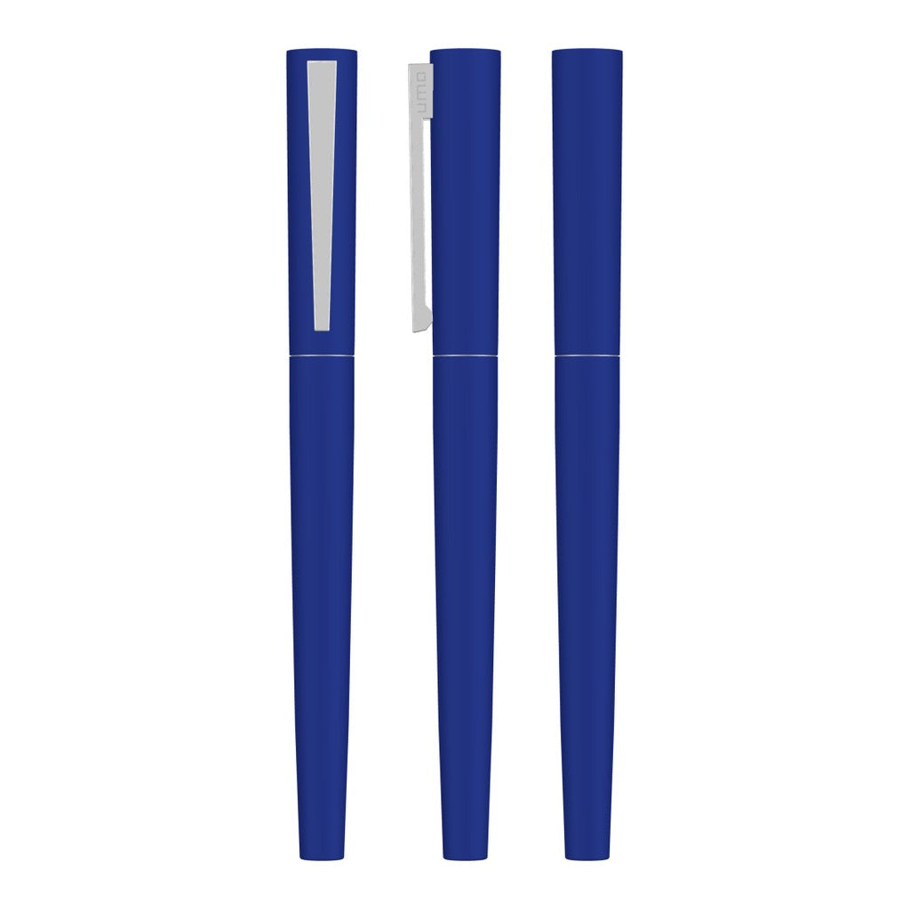 Rollerball Soft Touch mit Domingstopfen – Mittelblau