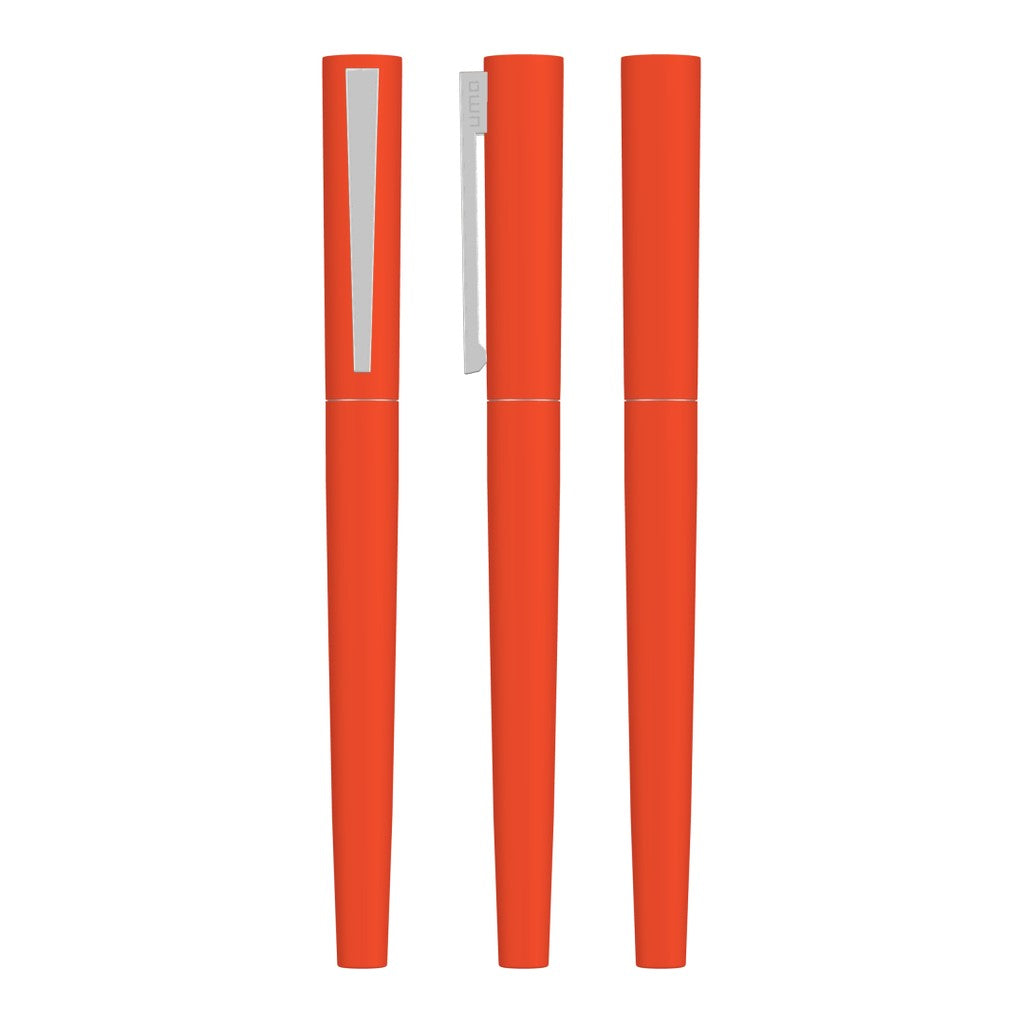 Rollerball Soft Touch mit Domingstopfen – Orange