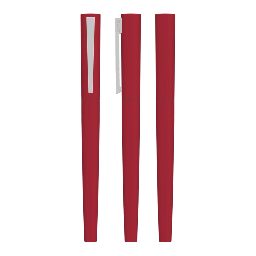 Rollerball Soft Touch mit Domingstopfen – Rot