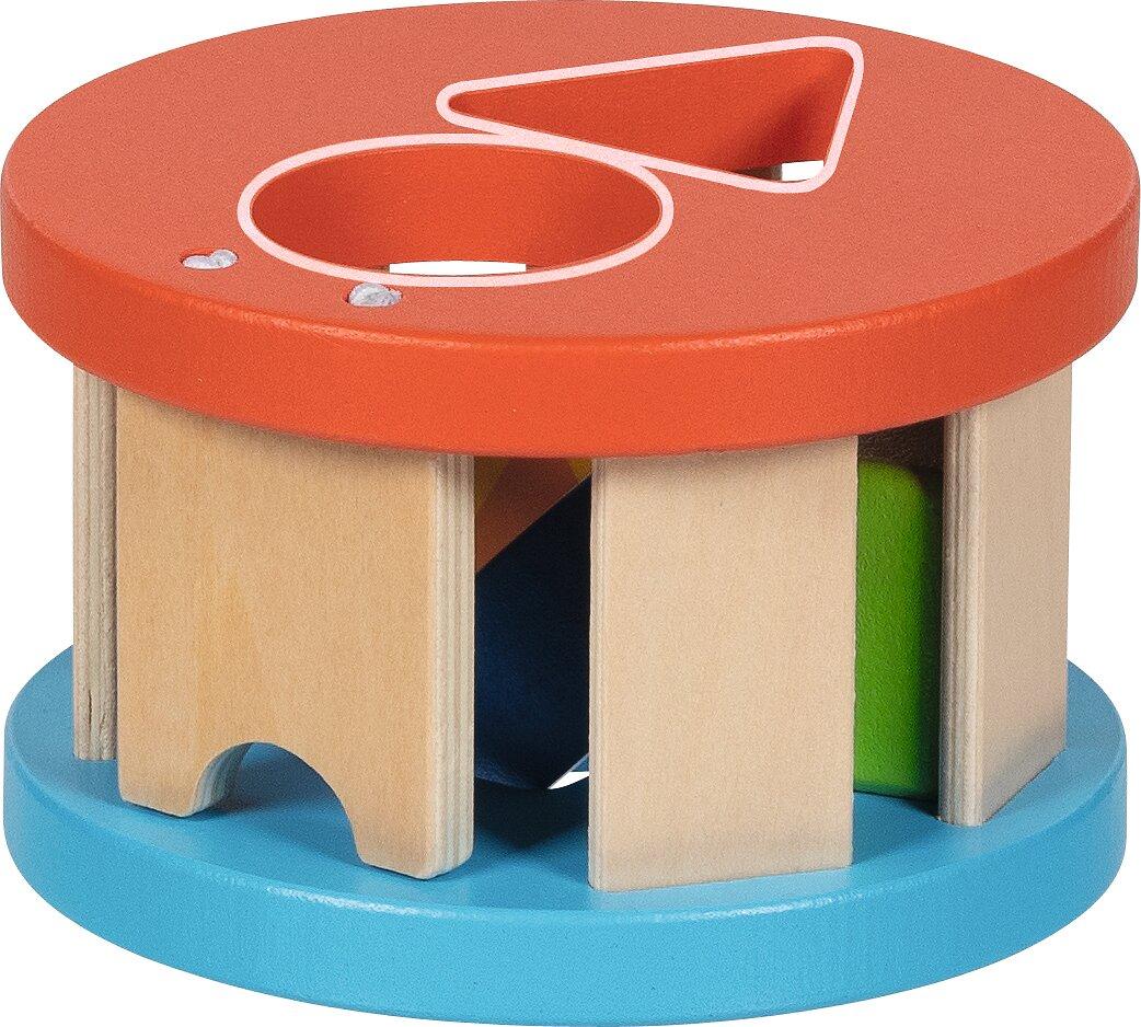 Runde Steckbox Rundolino aus Holz mit vier Teilen